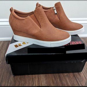 Tan High Heel Boots